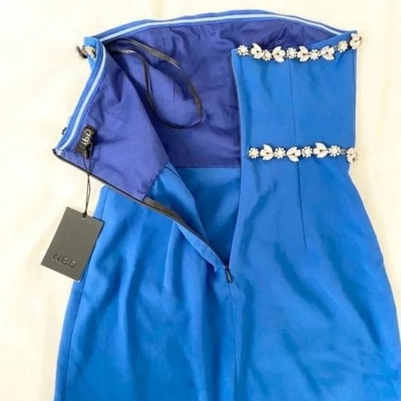 NBD Nancy Drew Mini Dress Crystal embellished - Picture 12 of 16